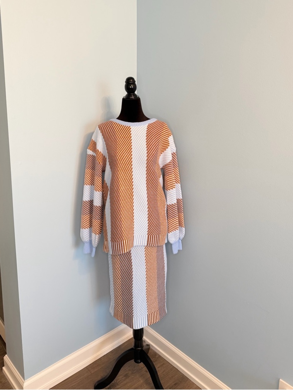 Cozy Oversized Sweater & Midi Skirt Set